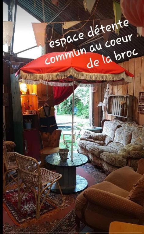 La Cabane De Mimi La Sardine Saint-Gervais en-Belin Екстериор снимка